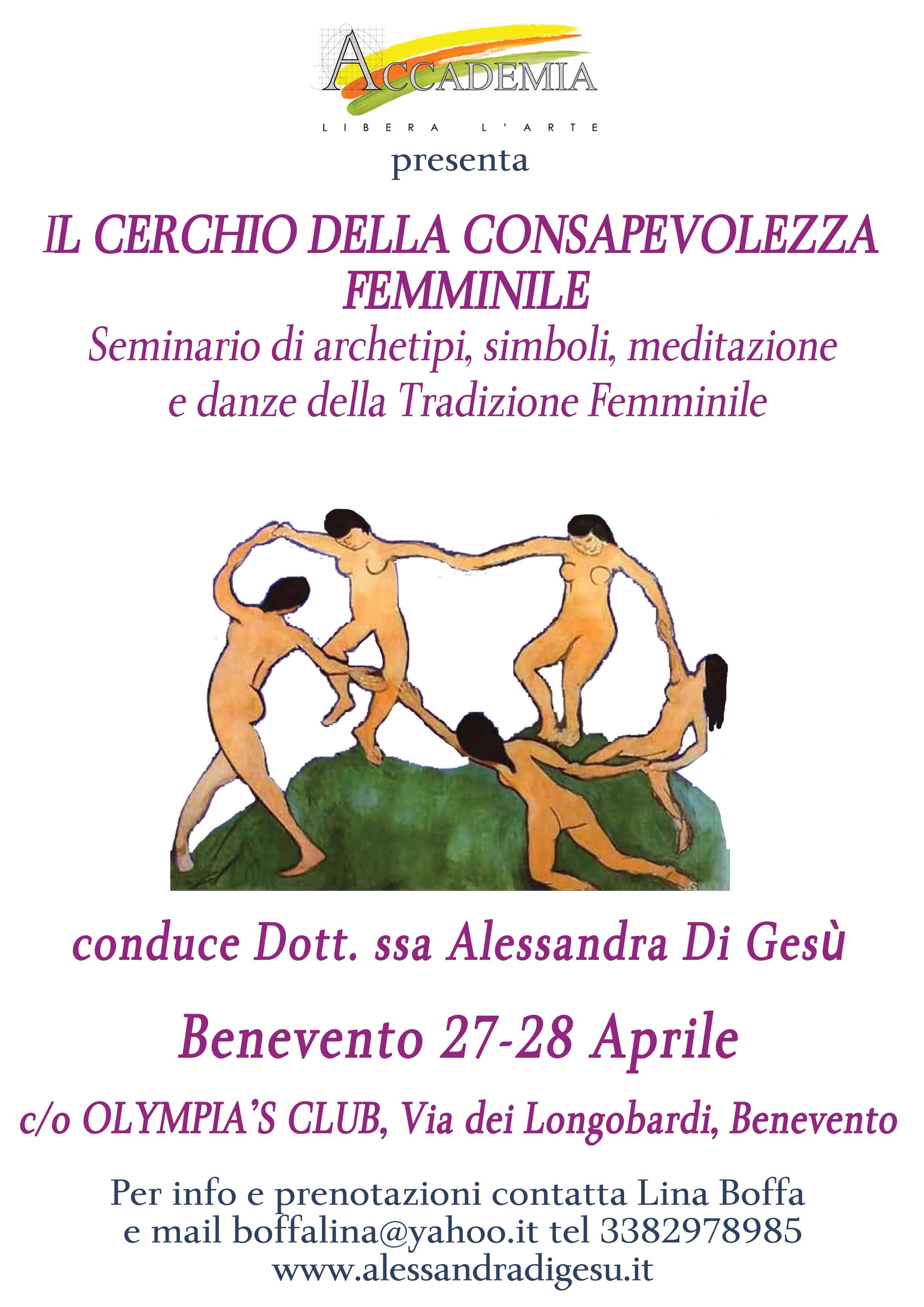 COnsapevolezza Femminile Seminario-Benevento